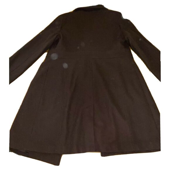 Old Navy Womens Double-Breasted Brown Wool Blend Peacoat L - Picture 2 of 6
